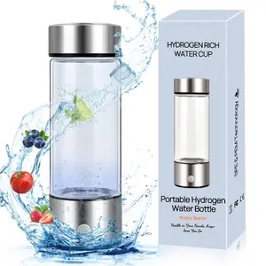 Portable Rechargeable Hydrogen Water Bottle, Father's Day Gift, Spe/pem Technology, Ideal for Home, Office, Travel, Fitness