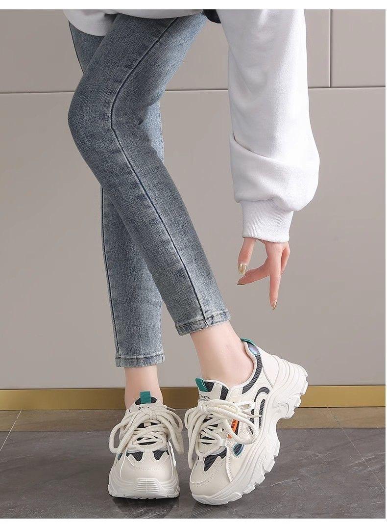 Women's 2026 new model dad sneakers with a comfortable feel, popular casual sports shoes