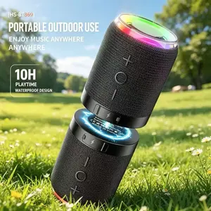 2-In-1 Magnetic Bluetooth-compatible Speaker, Portable Waterproof Wireless Sound System, 20w Bass, V5.4 Compatible, Ideal for Home, Outdoor, Travel