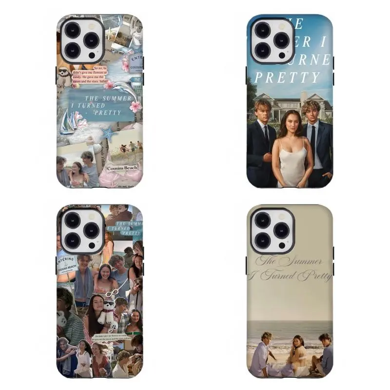 Custom The Summer I Turned Pretty Collage Phone Case Accessories - Polycarbonate, Wireless Charging Compatible, Shock-Resistant, Drop Protection, Teen Romance Aesthetic Fan Gift for iPhone 17/16/15/14/13/12/11 and for Samsung S21-S25
