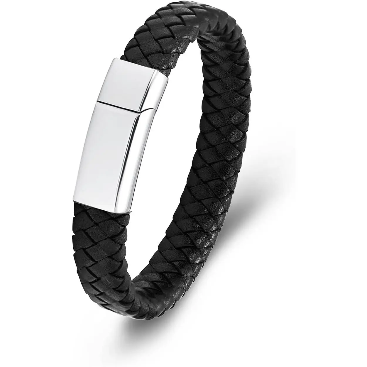 Cremation  Urn Bracelet for Ashes  for Women Men  Memorial Cuff Bangle Braided Wristband Bracelet for Men