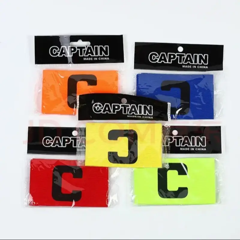 C Letter Pattern Football Captain Armband, 1 Count Elastic Armband, Football Match Armband, Sports Armband for Football, Soccer, Basketball, Volleyball