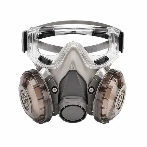 Dustproof mask for industrial dust, grinding, full-face mask, coal mining, grooving, renovation breathable nose and mouth cover, dust protection mask