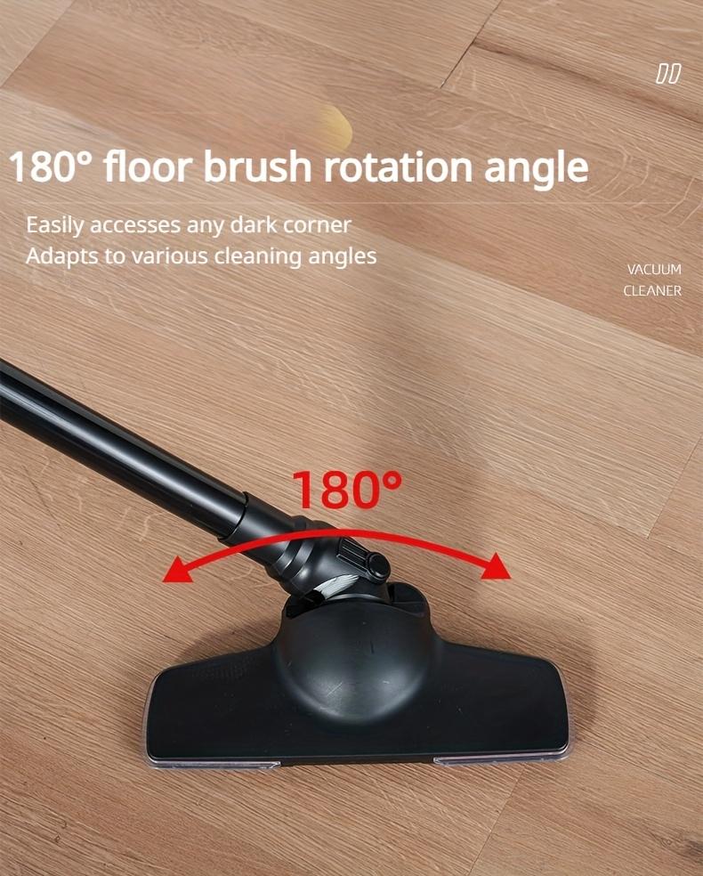 Compact And Lightweight Upright Vacuum Cleaner, Equipped with Multiple Suction Head Attachments, Offering a Powerful Suction of Up to 18000PA, Ideal for Carpets, Hard Surfaces, And Pet Hair