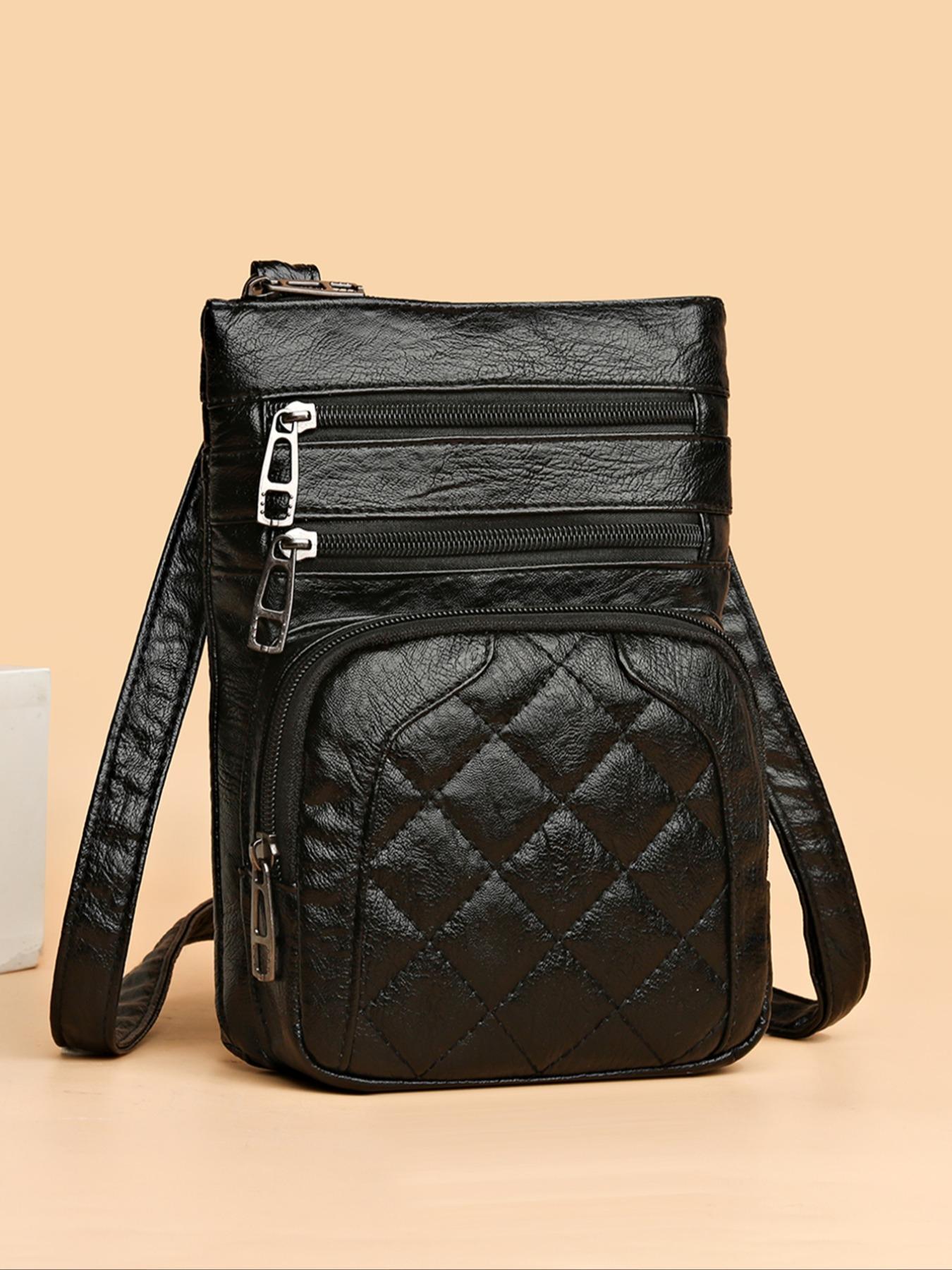 Women's Elegant Vintage Crossbody Bag, Trendy Plain Color Crossbody Bag, Fashionable Crossbody Bag for Daily Use, Cross Body Bags