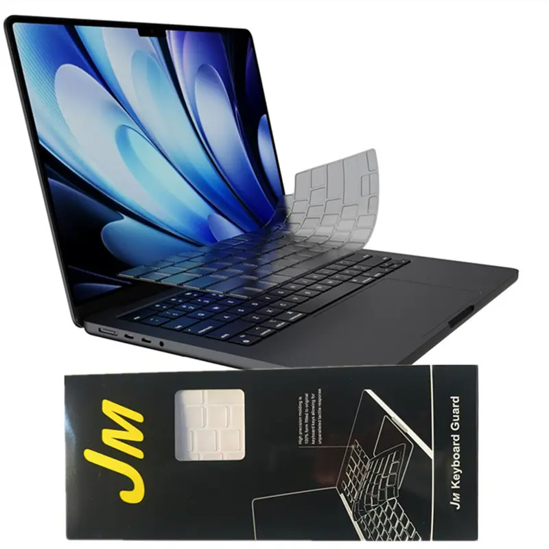 Premium Keyboard Cover for MacBook Air 15"/ 13.6" M5 M4 M3 M2  2026 2025/ 2022  & MacBook Pro 14"/ 16" M5 M4 M3 M2 M1 Pro/ Max 2026/ 2025/ 2021  US Layout