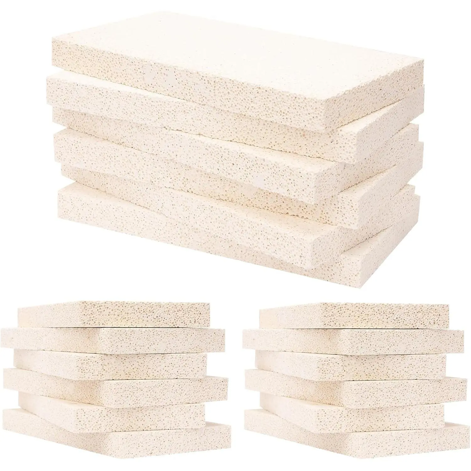 Insulating Fire Brick Set - 18 Pieces, 9"x4.5"x0.79", 2310F Rated for Ovens, Kilns, Fireplaces