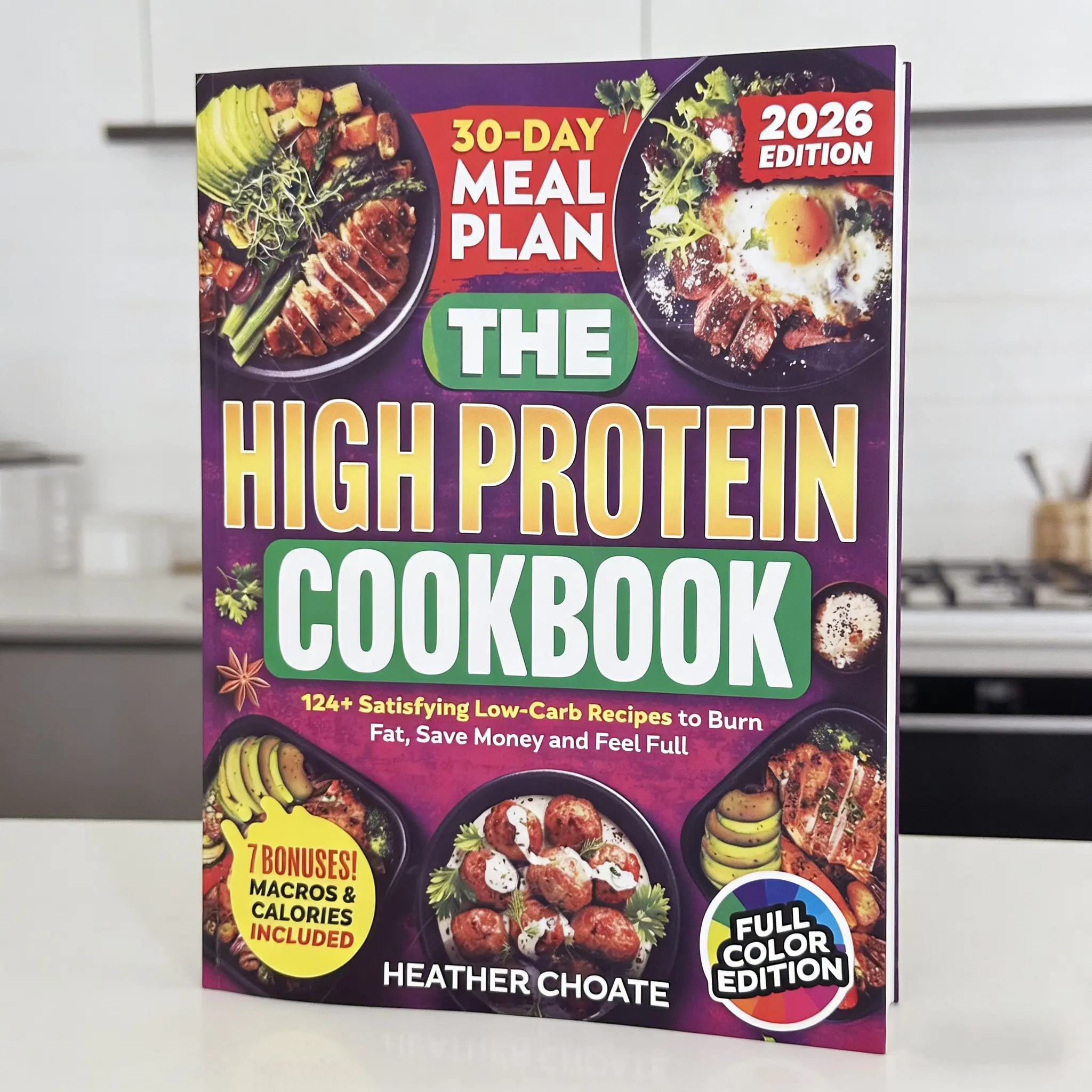 Igh Protein 30-Day Diet Plan, High-Protein Recipes Reference Book, Dietary Planning Guide, Essential for Health and Fitness