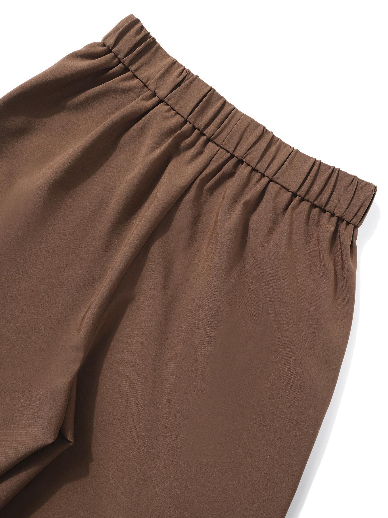 Women's Solid Pocket Wide Leg Pants, Casual Comfy Trousers for Daily Wear, Ladies Bottoms for All Seasons