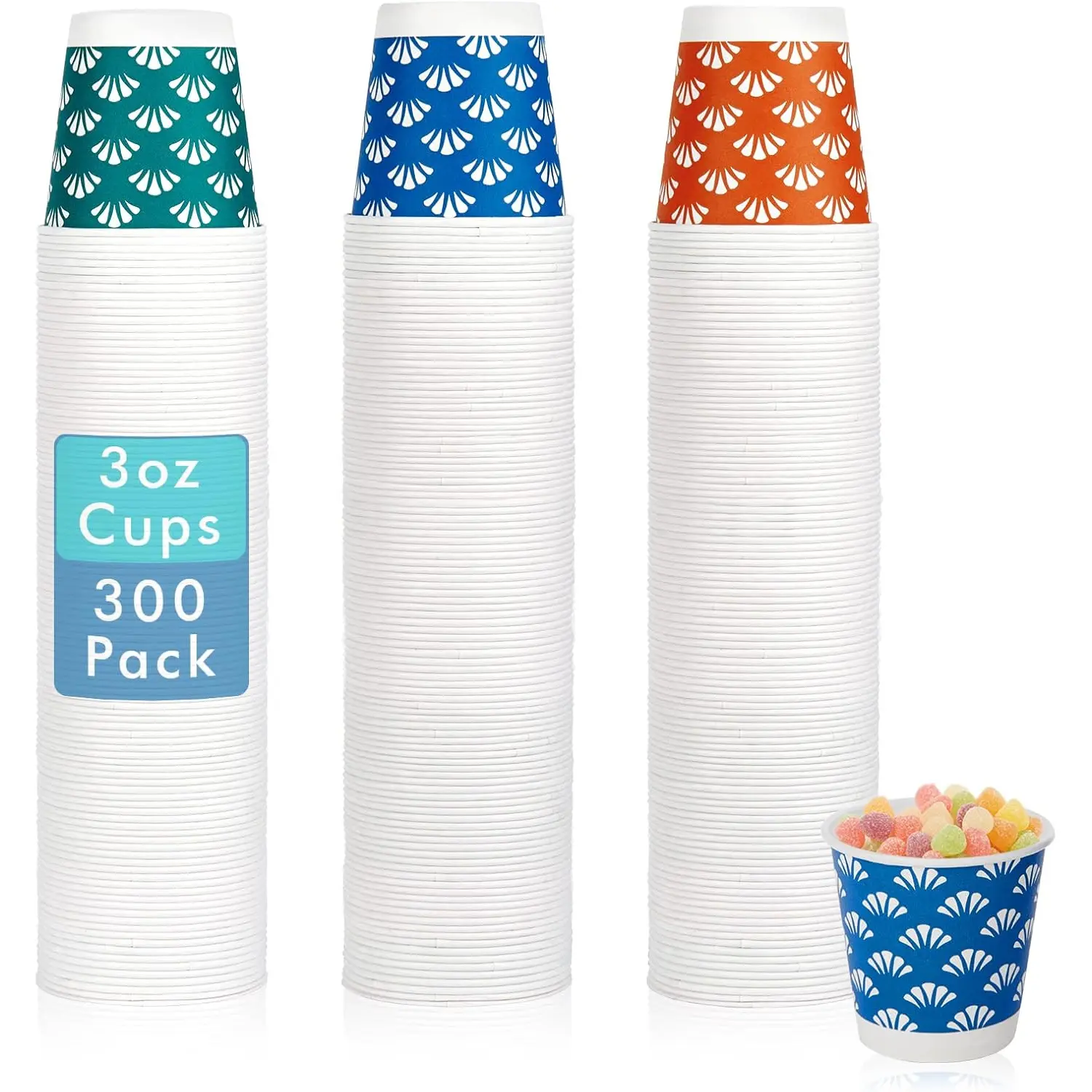 300 Pack 3 oz Disposable Bathroom Paper Cups