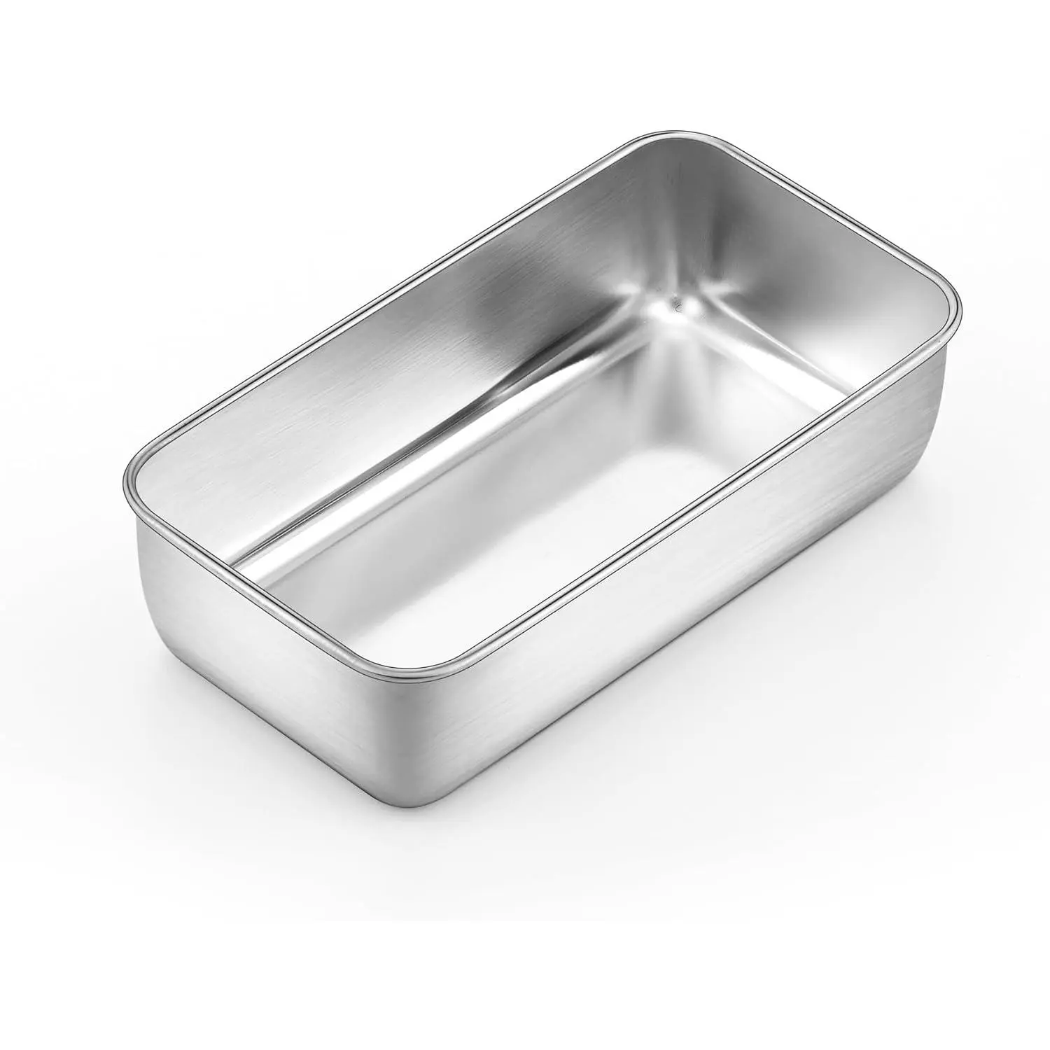 Bread Loaf Pan for Baking, 9 x 5 Inch Stainless Steel Deep Meatloaf Pan