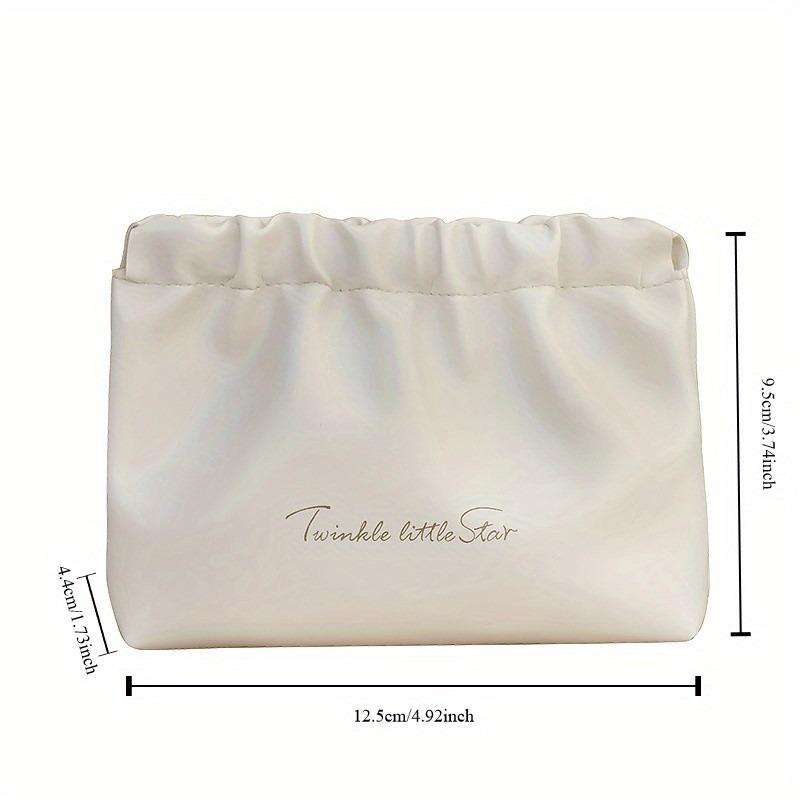Portable Data Cable Storage Bag, 2 Counts/set Mini Automatic Closing Bag, Lipstick and Change Storage Bag, Makeup Bag, Travel Toiletries Bag