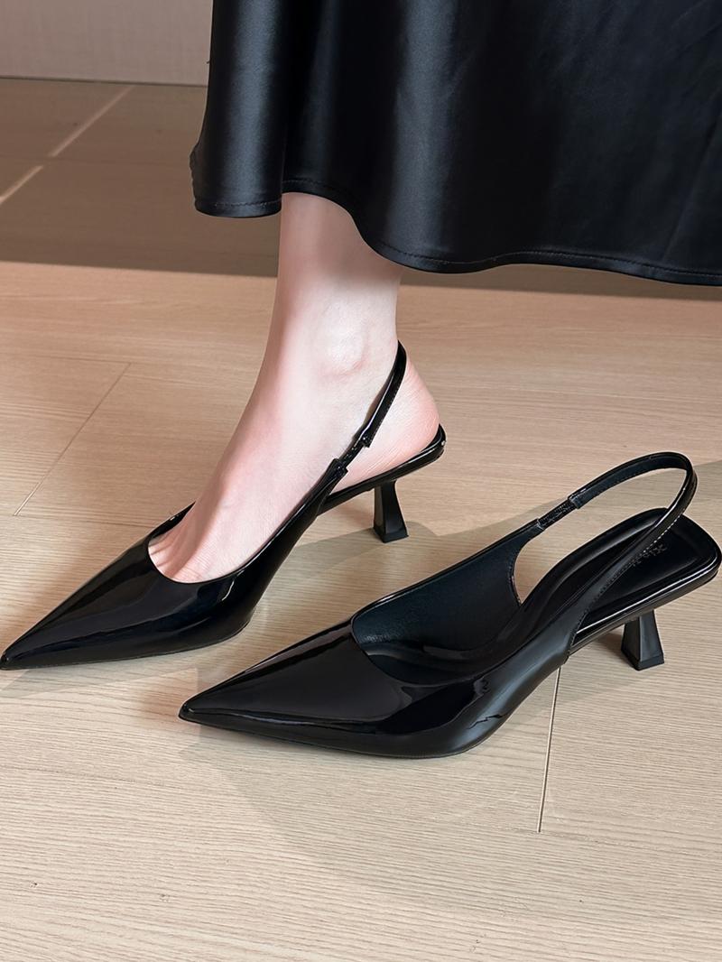 Women's Elegant Solid Color Pointed Toe Stiletto Heels, Fashionable High Heel Shoes for Party, Daily Clothing Decor for Women & Girls, Footwear