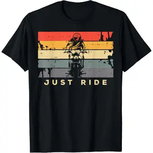 Motorcycle Biker Retro Motorbike Women T-Shirt