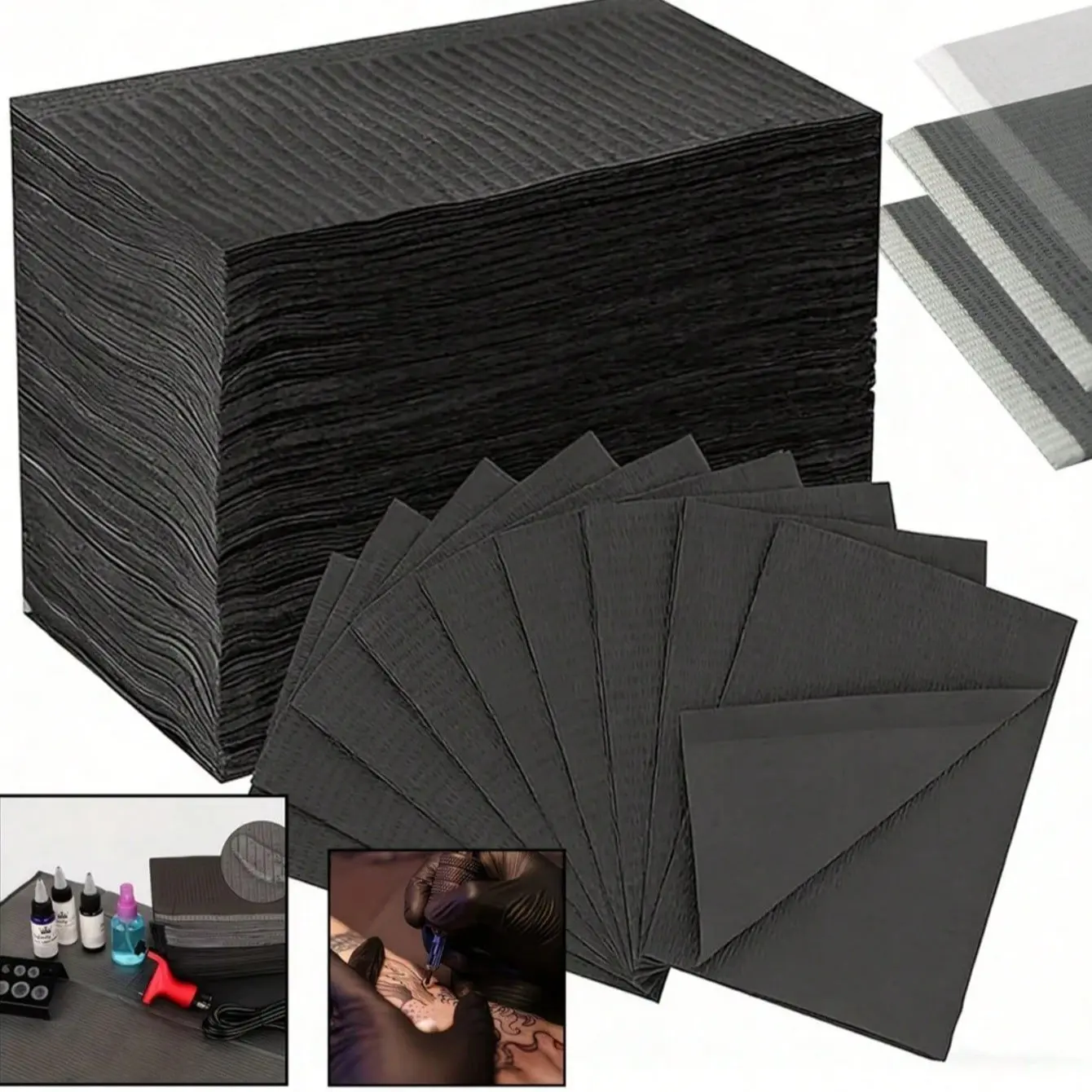 20pcs Disposable Tattoo Clean Pad, Nail Cleansing Pads for Tattoo Care, Convenient and Hygienic Tattoo Maintenance Tools, Tattoo Aftercare