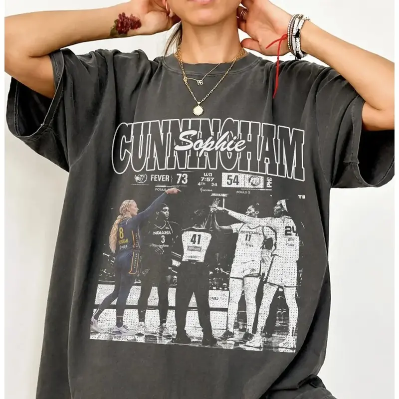 Vintage 90s Sophi3 Cunn!ngham Basketball Comfort Colors Shirt