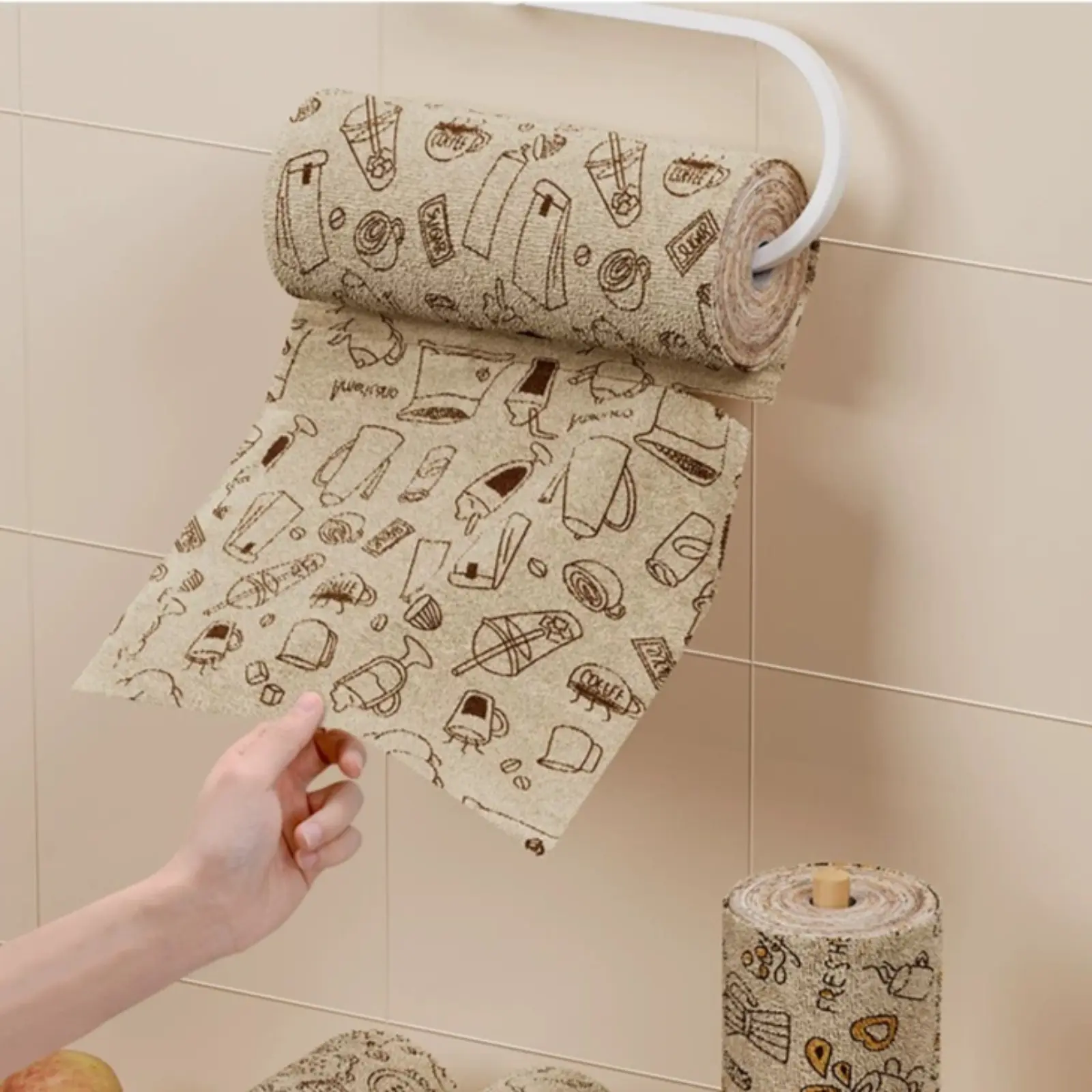 Reusable Cleaning Cloths Microfiber Towel: 20 Pack Washable Tear Away Cleaning Towels Roll - 10× 10 Absorbent Rags Drying Dishcloths for Kitchen House Car