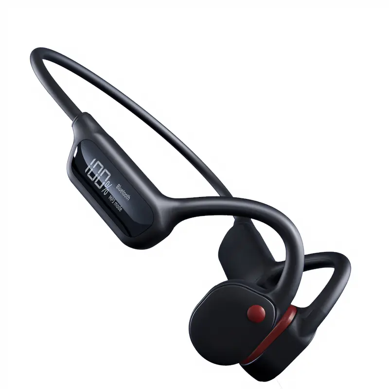 Bone Conduction Audio Headphones - Bluetooth 5.3, 32GB Memory, Waterproof, Open-Ear Wireless, for Workout, MP3 Streaming