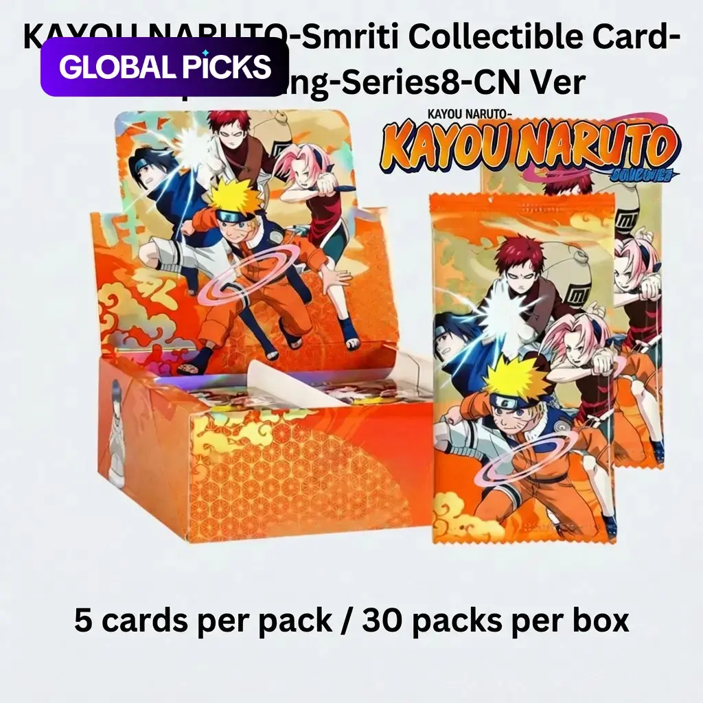 KAYOU NARUTO-Smriti Collectible Card- Chapter Bing-Series8-CN Ver（Chinese Version）– Collectible TCG Card Set, Surprise Cards for Fans, Trading Card Set, Collectible Card Pack, Card Collectibles