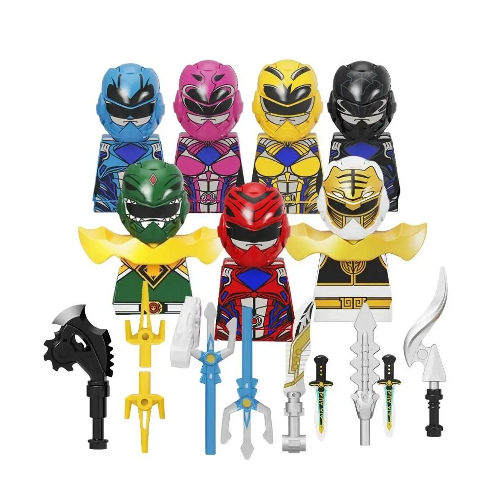 2026 new hot item Movie Powered Rangers Mini Building Blocks KF6144 Building Blocks Power Character Figures Bricks Children Collection Toys