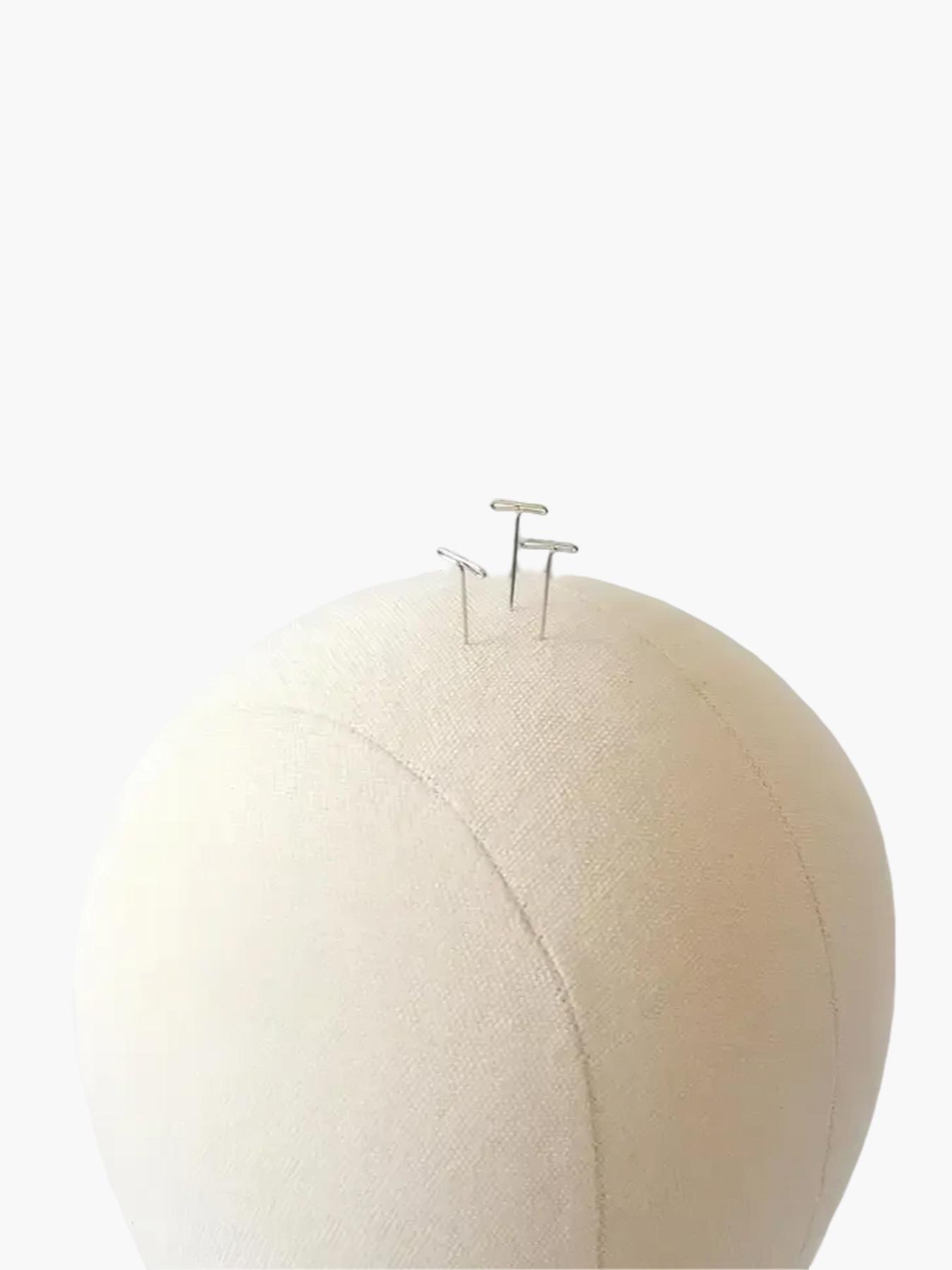 Complete Wig Styling Equipment for Novices: 22-inch Wig Stand + Tripod + T-Pins + Bristle Brush | Halloween Ready Wig Install Kit