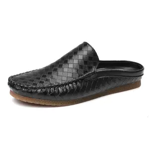 Men's Closed-Toe Slide Sandals, Breathable Fashion Summer Outdoor Casual Mules (Style 8067)