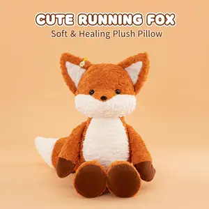 Cute Running Fox Plush Toy, Comfort Toy for Girls, Gift Exchange