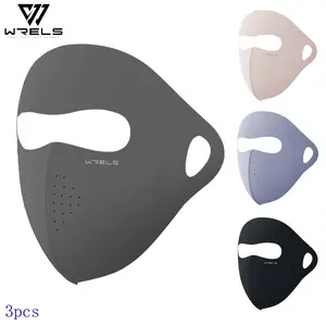 3-Pack Breathable Full-Face Sun Protection Mask, Lightweight Anti-Chafing UV Shield, Outdoor Cycling Sunscreen Face Cover