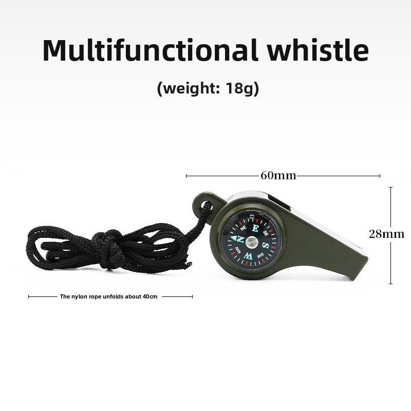 Outdoor Whistle Plastic Multi-Function 3-in-1 Whistle Survival Whistle Compass Thermometer Whistle Referee Whistle Outdoor Whistle Plastic Multi-Function 3-in-1 Whistle Survival Whistle Compass Thermometer Whistle Referee Whistle