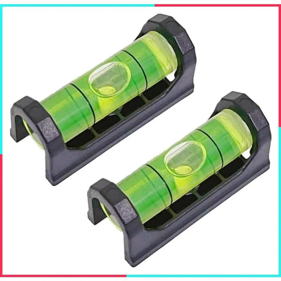 2Pcs Magnetic Bubble Level Measuring Layout Tools with Magnetic Base Spirit Level