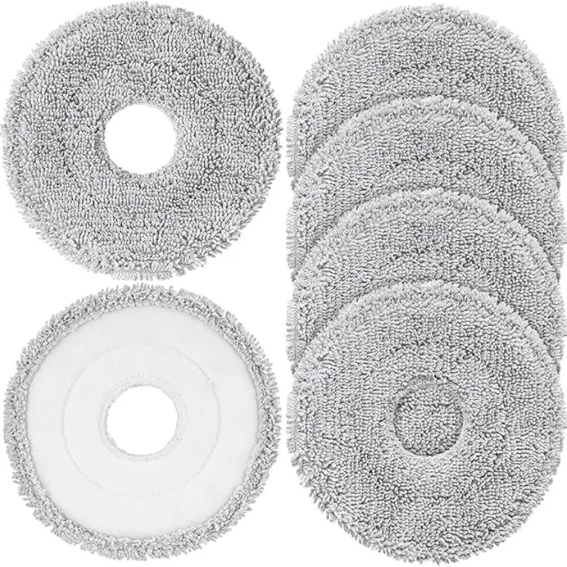 Replacement Microfiber Mop Pads for Dreame Robot Vacuums, Washable, 6-Pack, Compatible with L40 Ultra, X40 Ultra, X50 Ultra, L50 Ultra, L10s Ultra