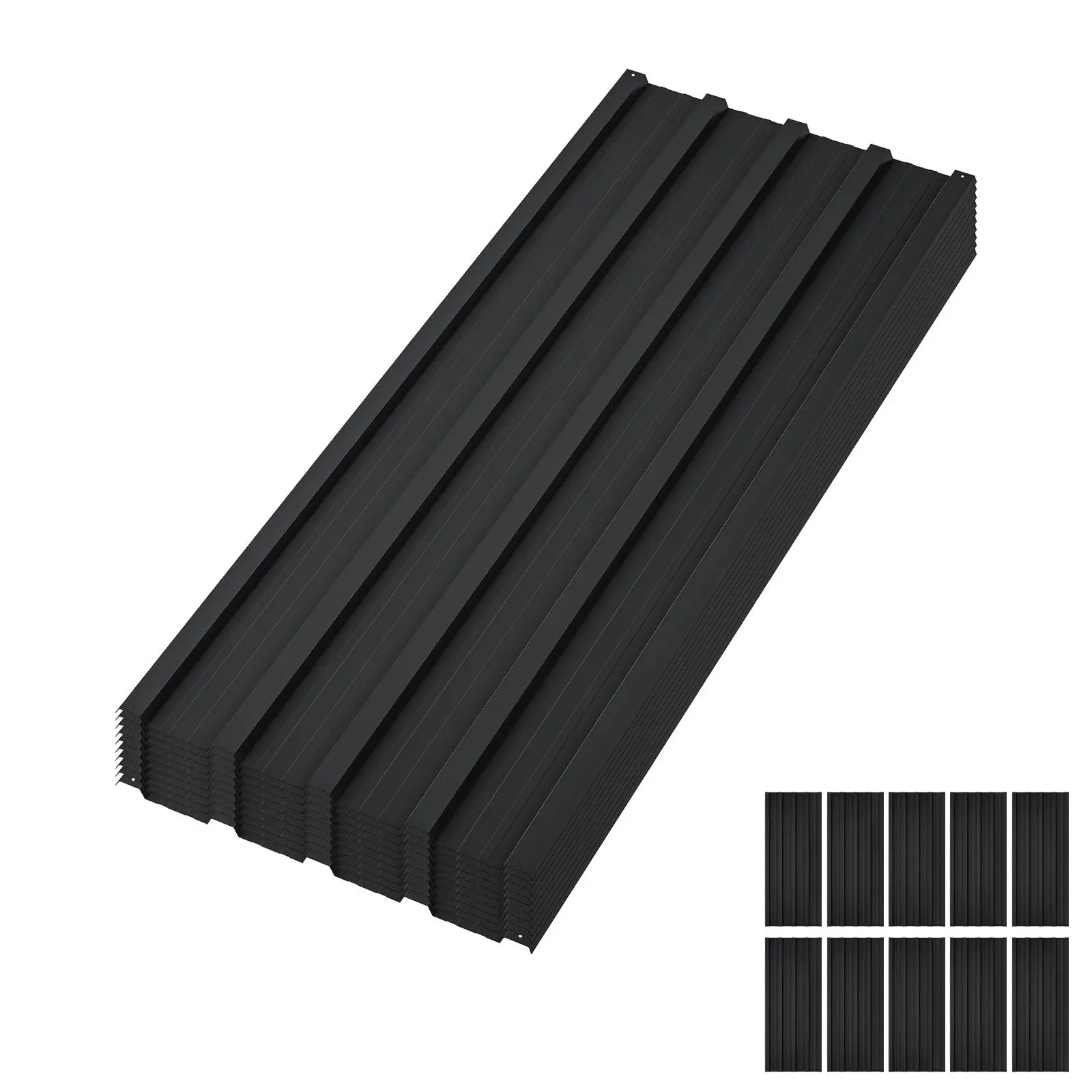 High Quality Roofing Materials Heavy Duty Weatherproof Roof Panels Shingles for Home DIY, Durable All Weather UV Waterproof Roofing Sheets Roll for Shed Garage Patio House
