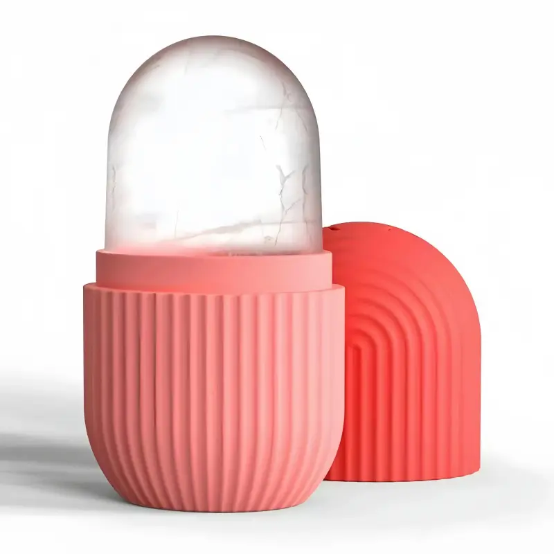 Ice Face Roller Stick for Skincare - Cooling Face Reset Tool, 12x6x4 cm Silicone Ice Mold, Depuff Eye Area, Morning Routine Must-Have, Single Unit Cute Gift for Women