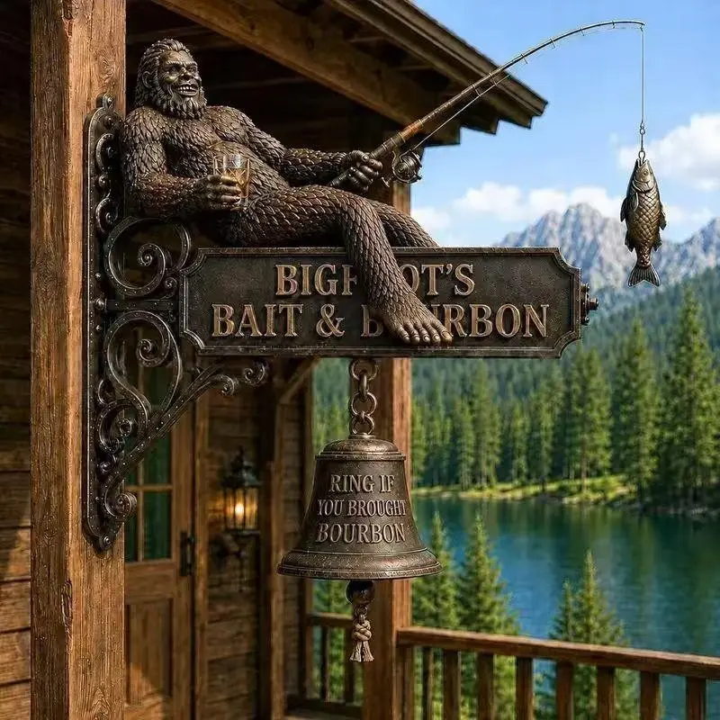 Funny Resin Wall Bell, Unique Hanging Decor, Durable and Fashionable Design, Perfect Home Decoration Choice, Stylish and Long-Lasting