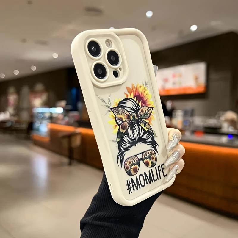 Sunflower Headscarf All-Inclusive Anti-Fall Mobile Phone Case Suitable for iPhone 17 E Air Pro ProMax iPhone16 15 14 Plus 13 12 Mini 11 X XS XR Protective Case
