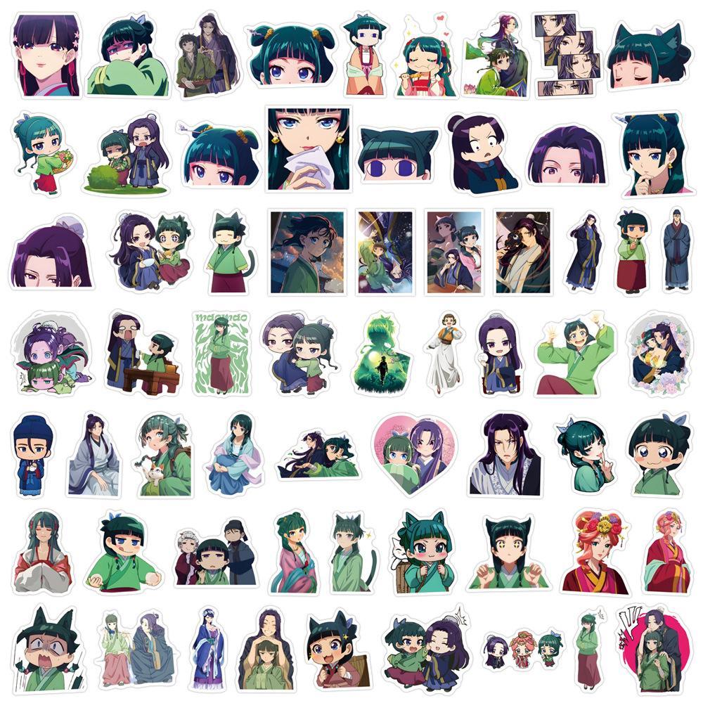 10/30/50/120pcs The Apothecary Diaries Stickers Ancient Costume Jinshi Anime Decal DIY Helmet Suitcase Laptop Car Maomao Sticker