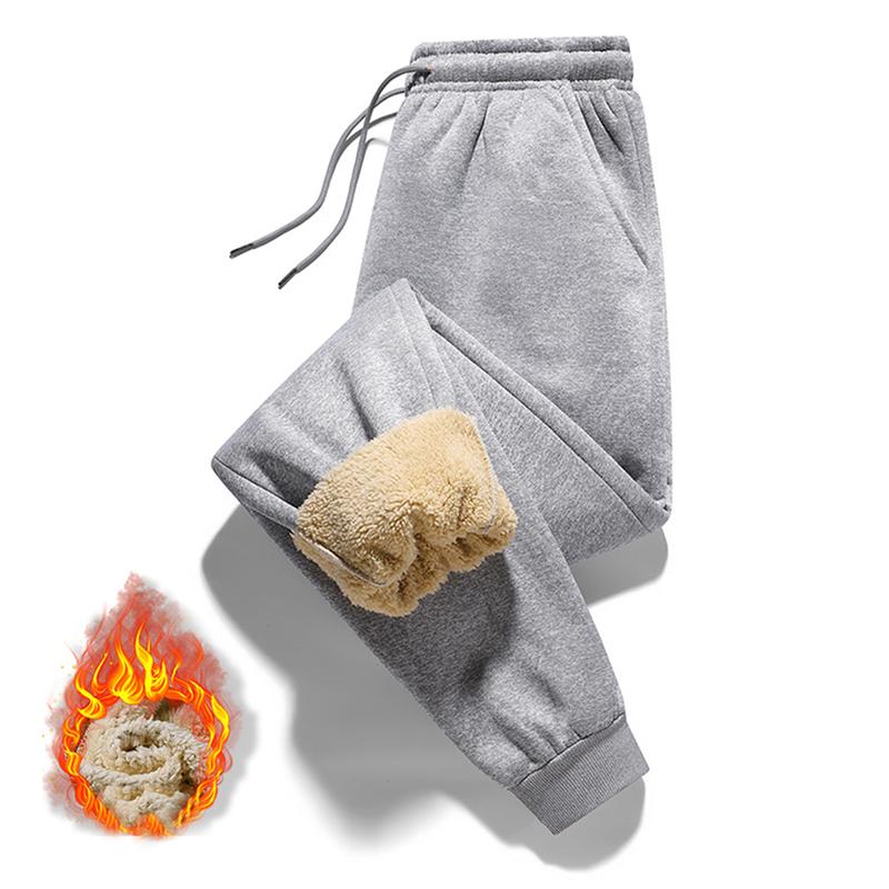 Print Fleece-Lined Sweatpants: Stay Cozy & Stylish in Streetwear This Winter Womenswear Bottom Fitted work pants men pantalones