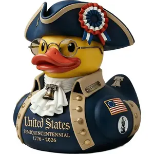 250th Anniversary Liberty Eagle Duck Statue, Figurine, Decorative Piece, Resin Sculpture for Office Decor, Collectible Historical Gift for History Lovers, Birthday Celebration Ornament