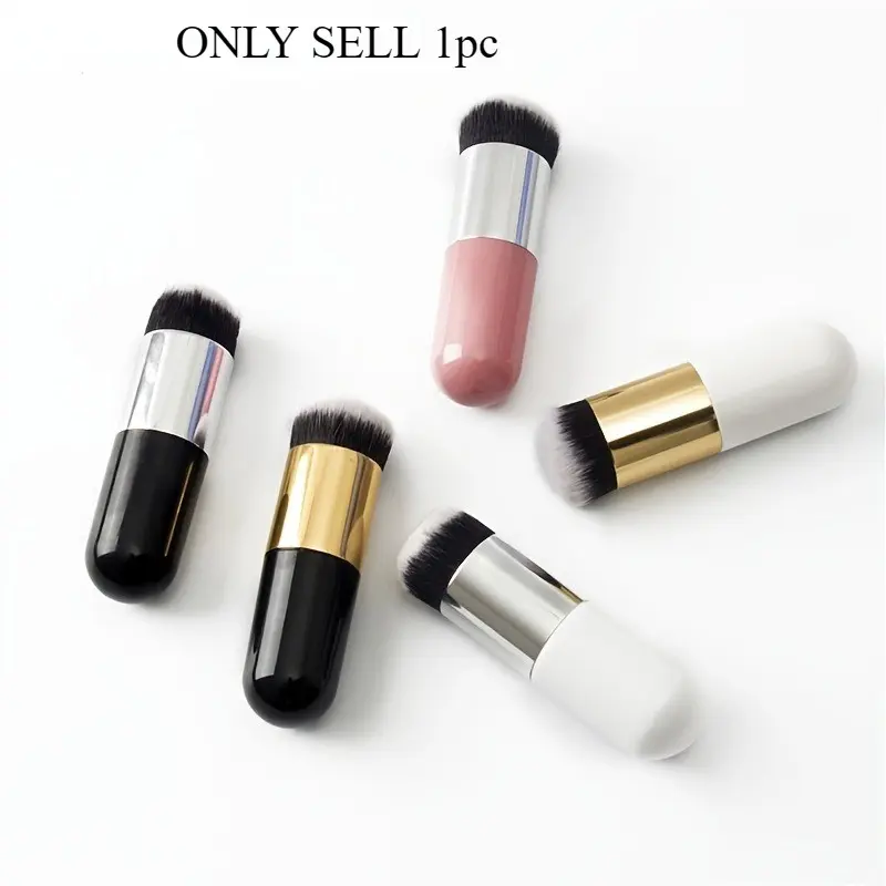 Foundation Brush Flat Cream Makeup Brush Great For Face Powder Blush Concealer Professional Cosmetic Makeup Brush Soft Brush Tip Face Makeup Brushes