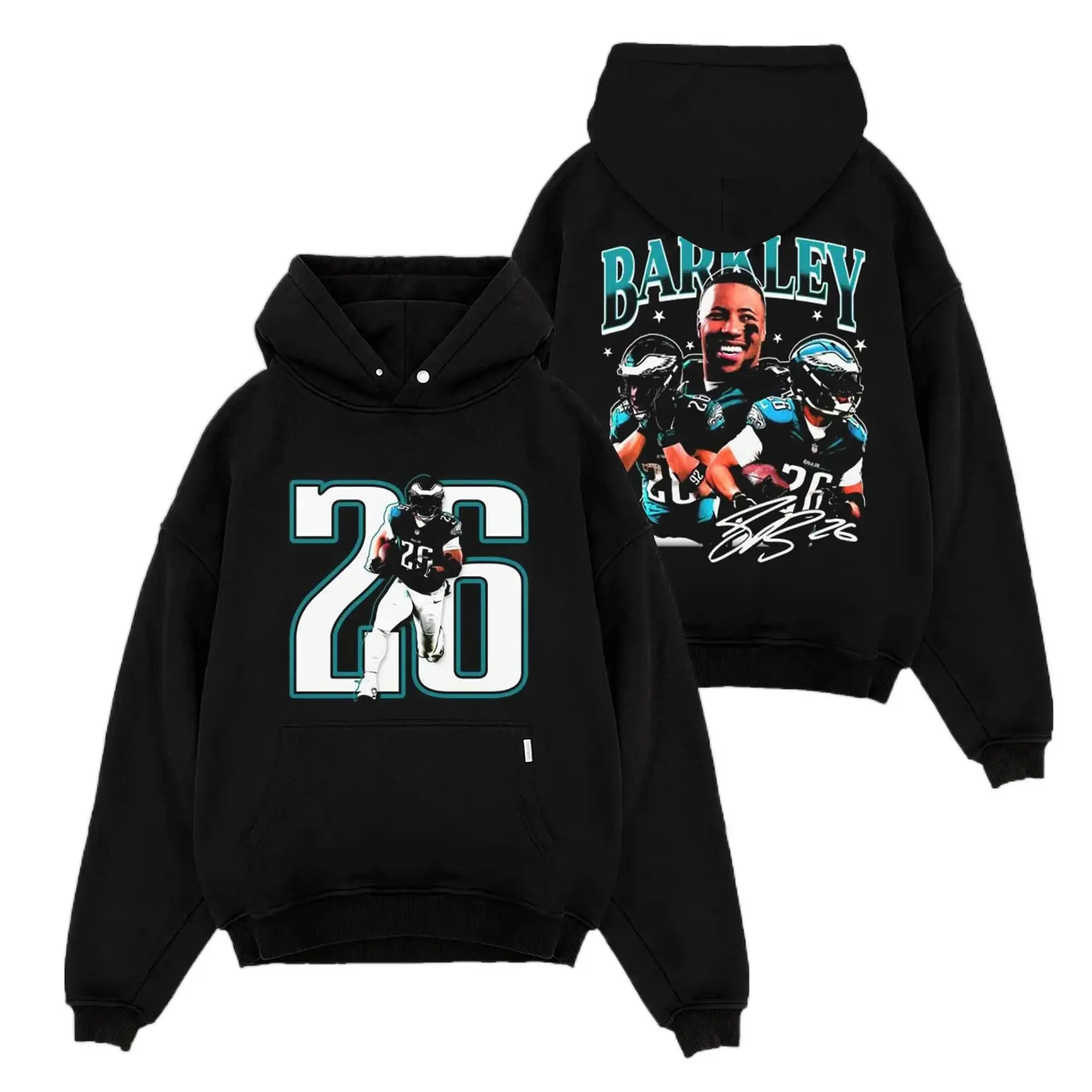[Sale Up To 50%] Unisex Saquon Barkley 26 Eagles Acid V2 Washed 100% Cotton T-Shirt, SaQuads Fan Hoodie, Snake-quon Sweatshirt, Shayshawn Barkley T-shirt, Sunday Football Shirt, Game Day Outfit