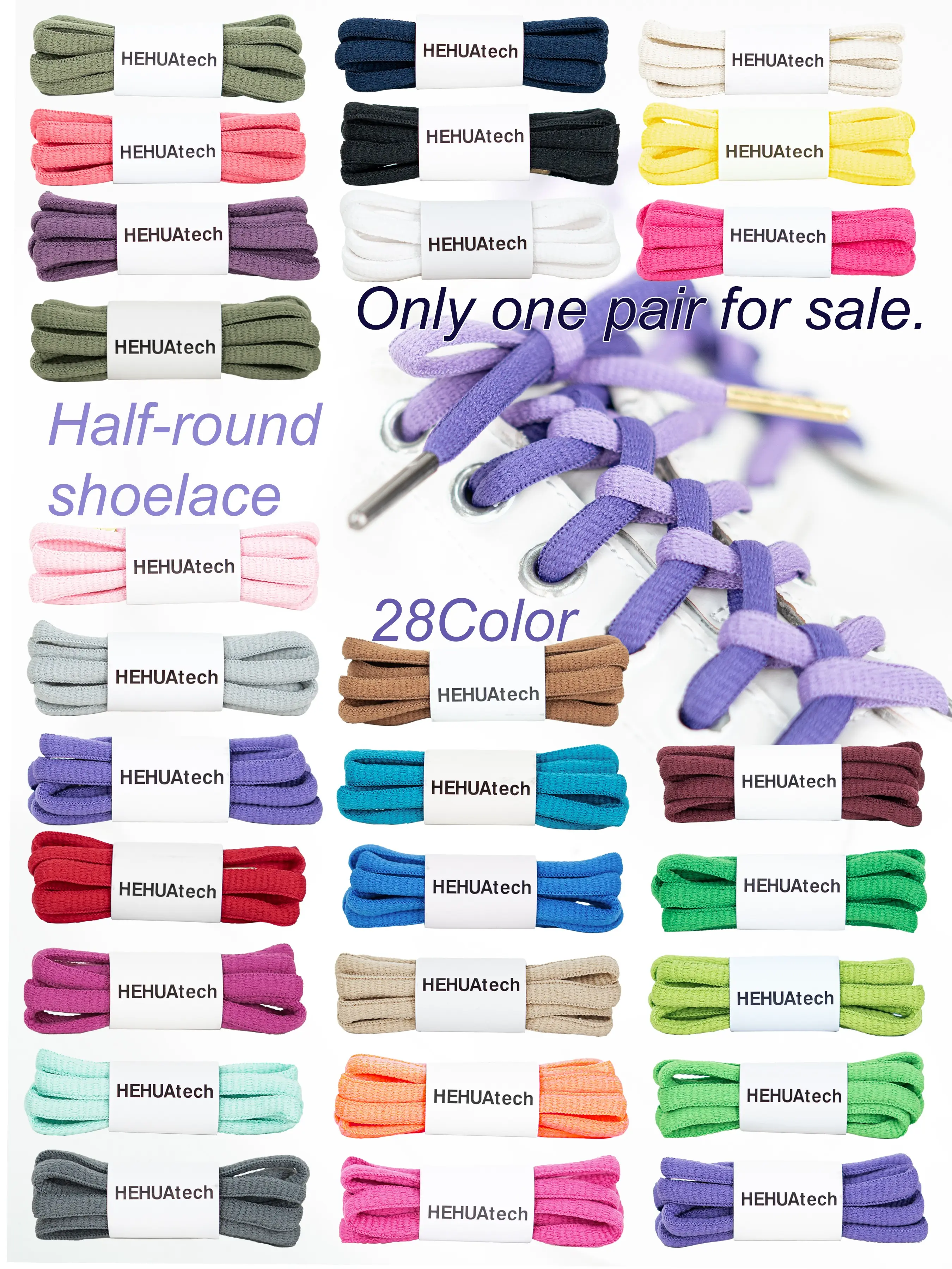 Metallic Tip Shoelaces, Multi-Color Sporty Design, Ideal for Basketball Shoes, Casual & Athletic Footwear, All Seasons Use