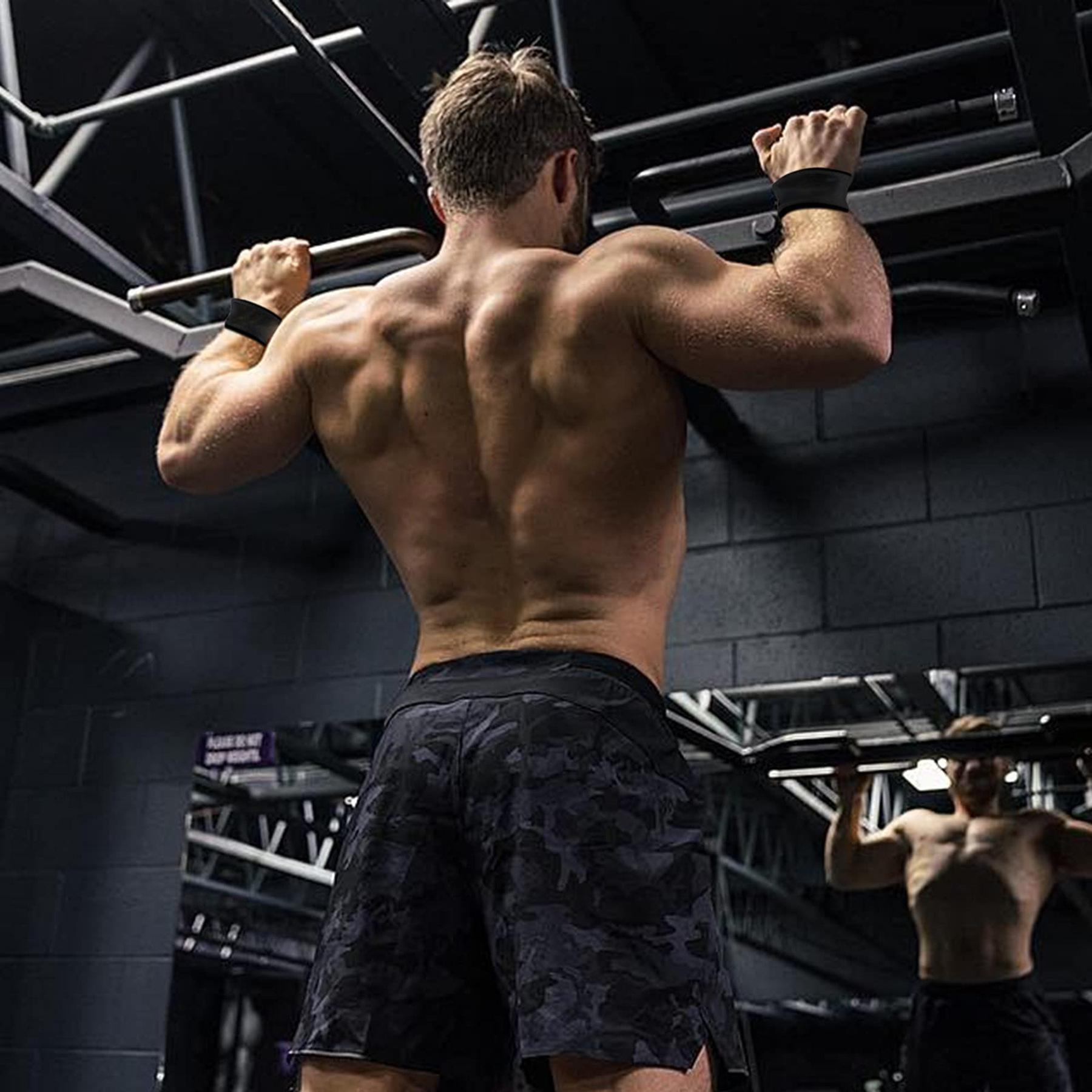 2-Piece Wrist Compression Band |   Adjustable Wrist Support for Weightlifting & Gym Workouts