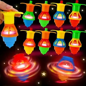 24PCS Light Up Spinning Tops Glow Party Favors for Kids 3-5 4-8 8-12 Summer Goodie Bag Stuffers Classroom Treasure Box Toys Carnival Prize Fidget Bulk Birthday Trinkets End of Year Students Giftsfidget toys