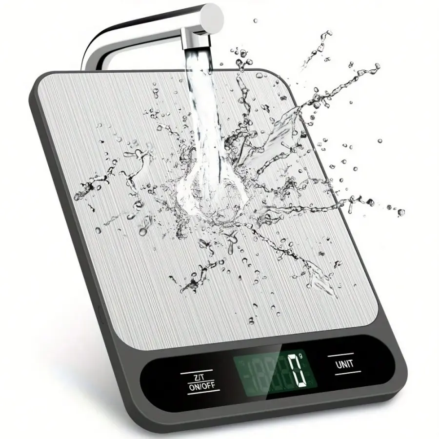 Household electronic food scales, kitchen scales.High precision (0.01g accuracy).Use 2 AAA batteries.You can freely switch between multiple units.Suitable for home baking and cooking, kitchen weighing