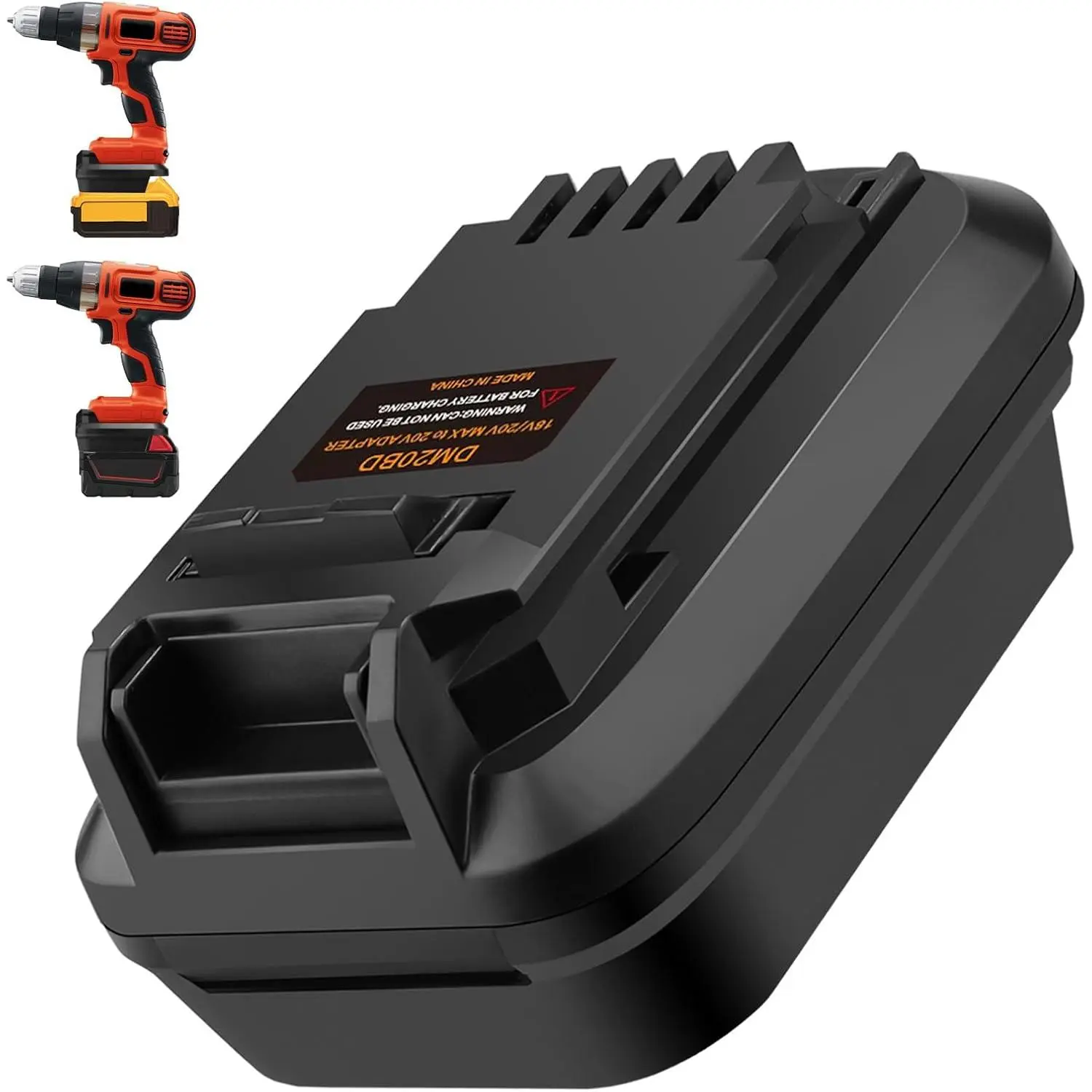 for 20V & for M18 18V to for Black & 20V Battery Adapter, Converter for  20V MAX (Adapter Only)