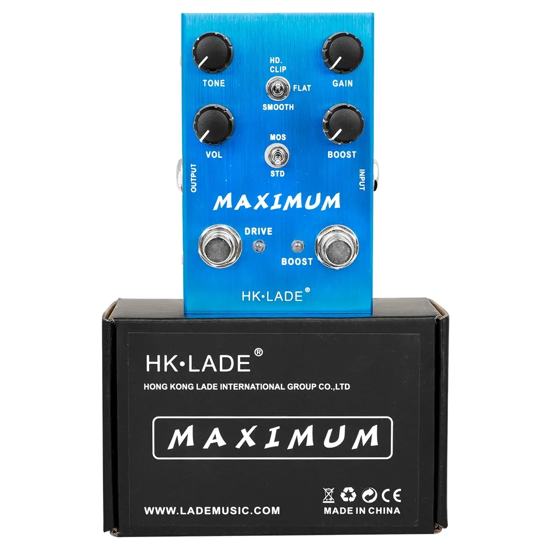 Hk Lade Sa-02 Maximum Overdrive Effect Pedal, High-Quality Guitar Effects Processor, Ideal for Musicians & Bands, Enhances Sound Quality