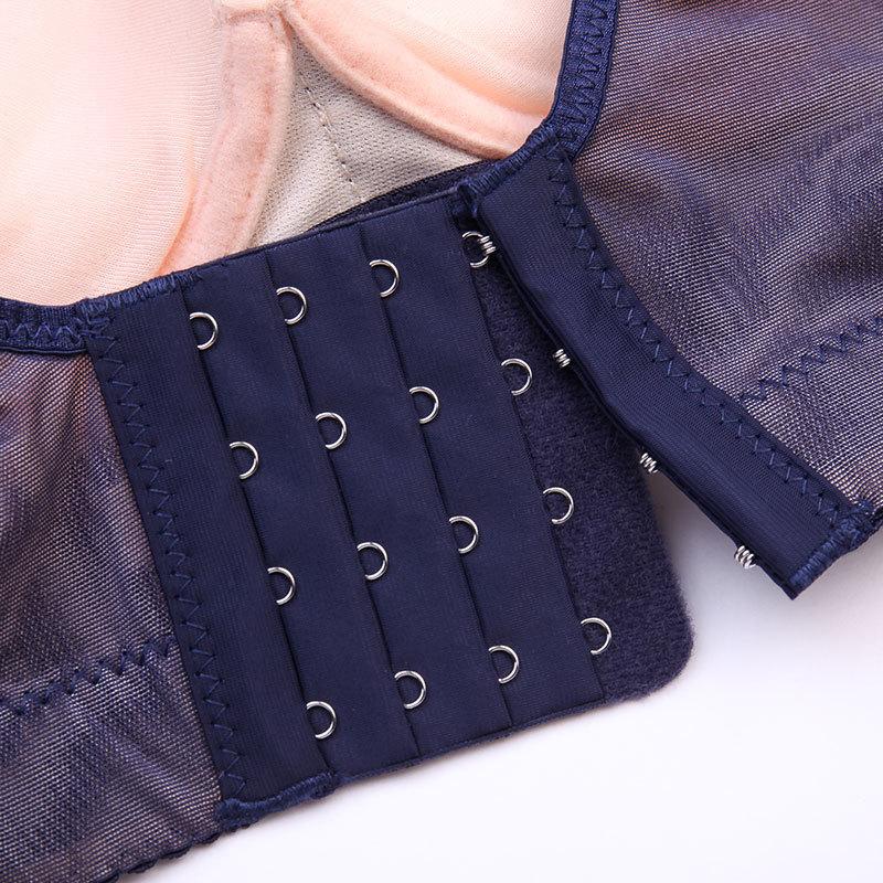 Women's Floral Lace Underwire Bra, Comfortable & Breathable, Adjustable Straps, Basic Minimalist V-neck Lingerie for All Seasons