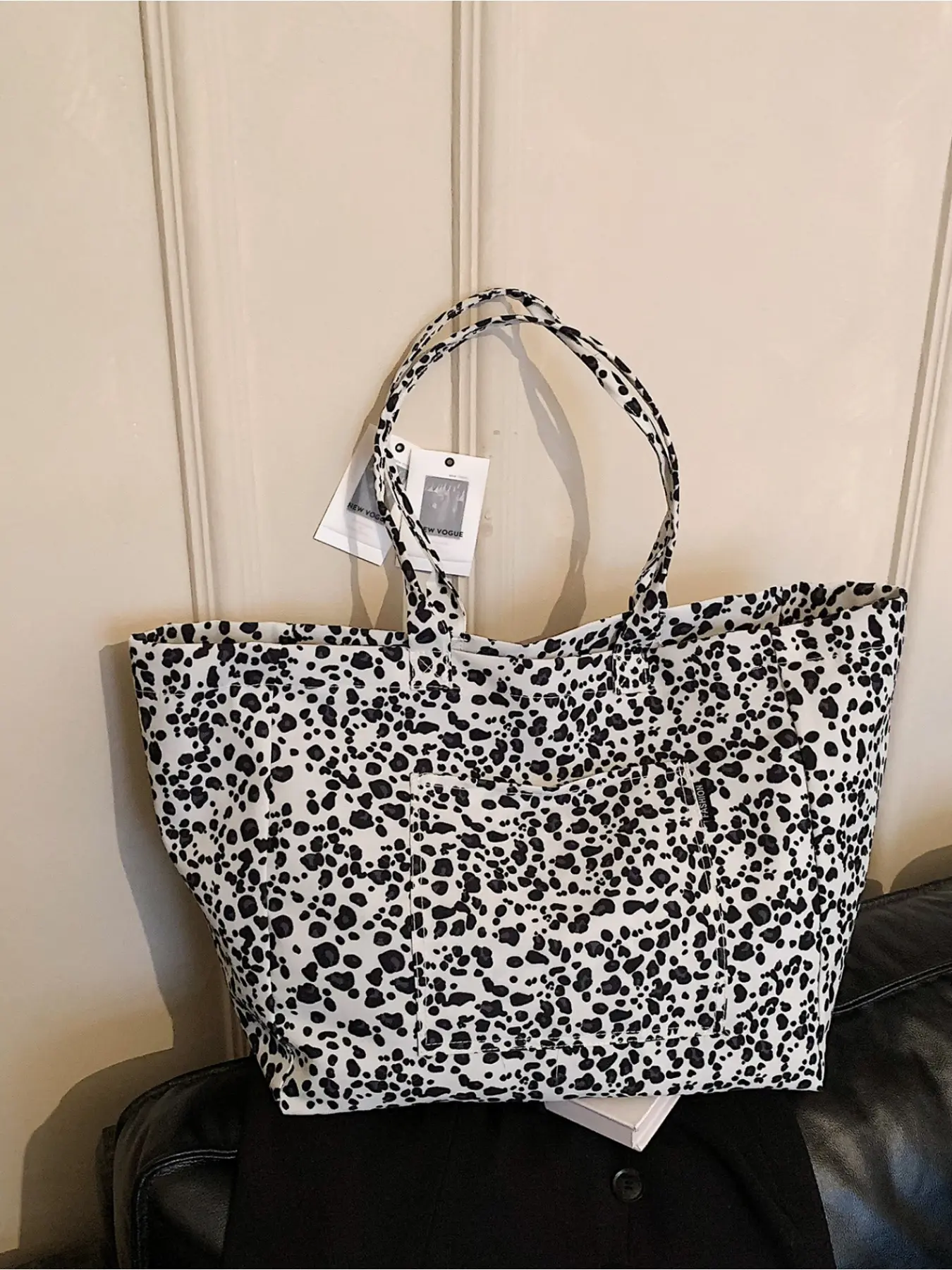 New Arrival Women Fashionable Casual Lazy Style Leopard Floral Large Versatile Slouchy Tote Bag Relaxed Ruched Shoulder Bag Big Capacity Suitable For Short Trip Shopping Dating Daily Wear Totes Bag