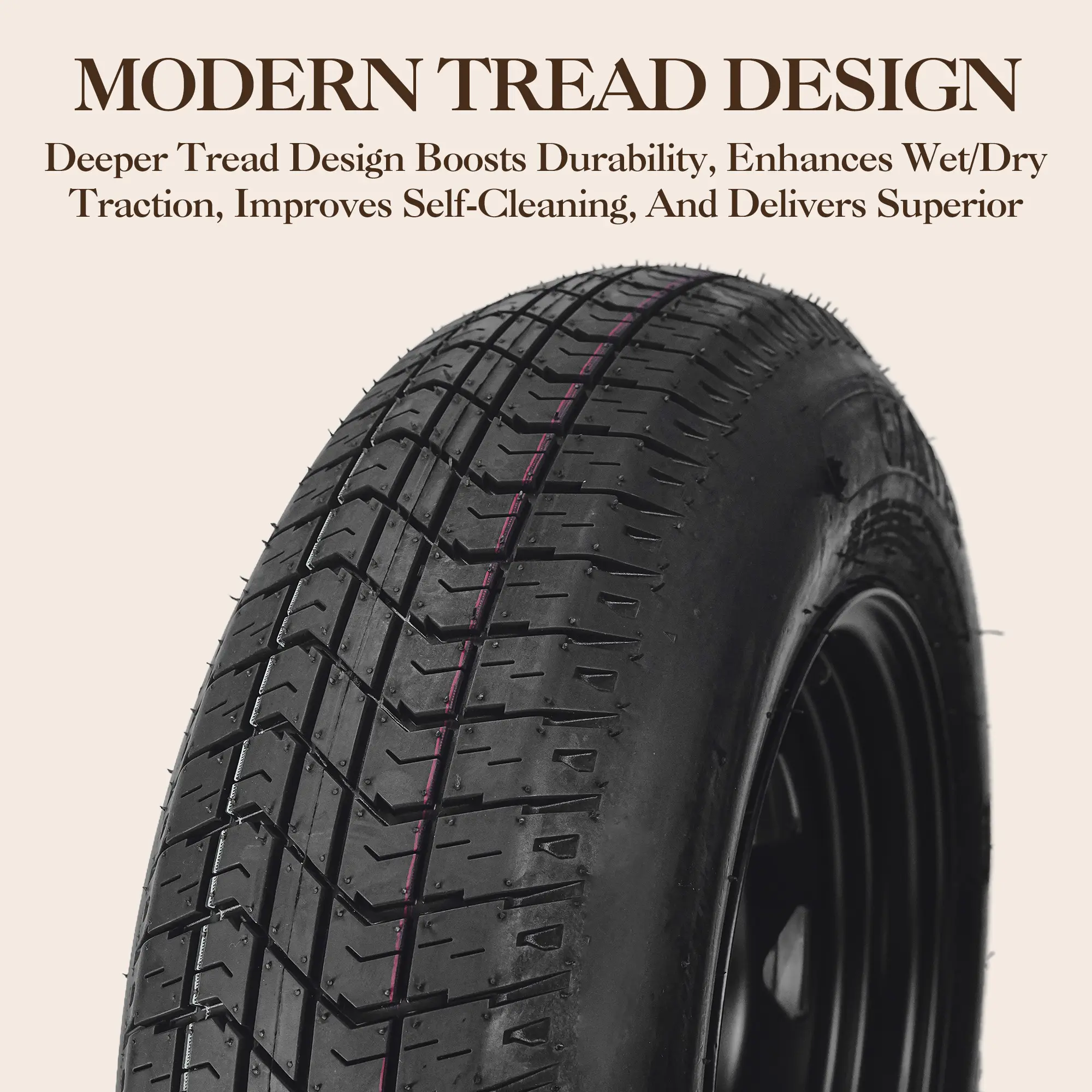 Durable 2-Pack Trailer Tire and Wheel Set - Fits 4.80-12 & 5.30-12 Tires - 12" Black Steel Rims - 4 or 5 Lug, 6 Ply Rated - For Utility and Boat Trailers, Spare Tire Replacement