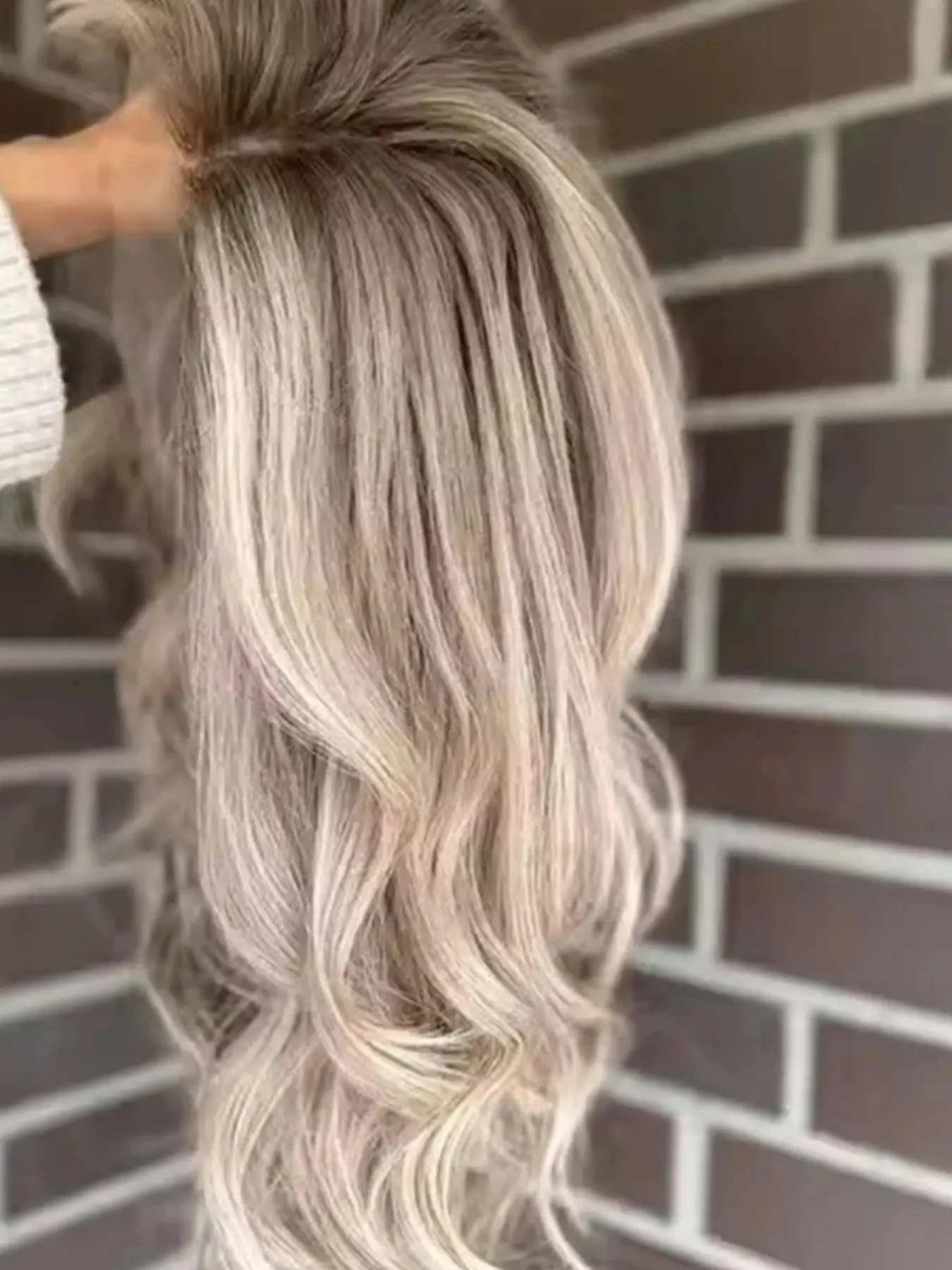 13x4 Front Lace Women's Wig, 14 Inch Glitter Big Curl Style, 150 Density High-Quality Human Hair, Soft and Smooth, Pre-Trimmed